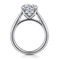Sale Gabriel & Co. Bambi - 14K White Gold Round Solitaire Diamond Engagement Ring