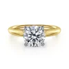 Online Gabriel & Co. Bambi - 14K White-Yellow Gold Round Solitaire Diamond Engagement Ring