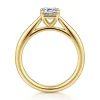 New Gabriel & Co. Bambi - 14K Yellow Gold Emerald Cut Solitaire Diamond Engagement Ring