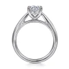Sale Gabriel & Co. Bambi - Platinum Round Solitaire Diamond Engagement Ring