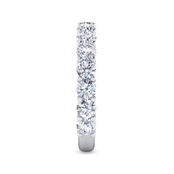 Hot Gabriel & Co. Basque - 14K White Gold Shared Prong Diamond Anniversary Band - 1.75 ct