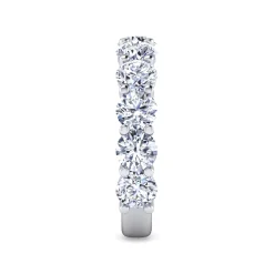 Online Gabriel & Co. Basque - 14K White Gold Shared Prong Diamond Anniversary Band - 3.5 ct