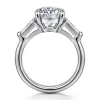 Hot Gabriel & Co. Belma - 14K White Gold Round Diamond Channel Set Engagement Ring