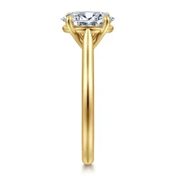 Online Gabriel & Co. Bena - 14K Yellow Gold Oval Solitaire Diamond Engagement Ring