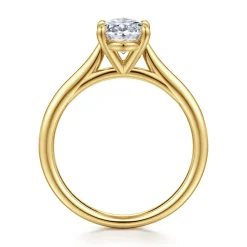Online Gabriel & Co. Bena - 14K Yellow Gold Oval Solitaire Diamond Engagement Ring