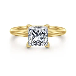 Online Gabriel & Co. Bena - 14K Yellow Gold Princess Cut Solitaire Diamond Engagement Ring