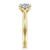 Sale Gabriel & Co. Bena - 14K Yellow Gold Round Solitaire Diamond Engagement Ring