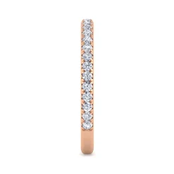 Discount Gabriel & Co. Brasilia - 14K Rose Gold Diamond Wedding Band - 0.35 ct