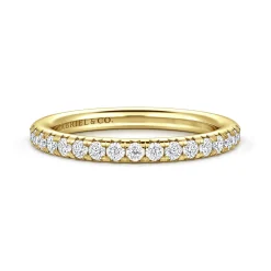 Sale Gabriel & Co. Brasilia - 14K Yellow Gold Diamond Anniversary Band - 0.55 ct