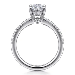 Gabriel & Co. Broderick - 14K White Gold Marquise Shape Diamond Engagement Ring