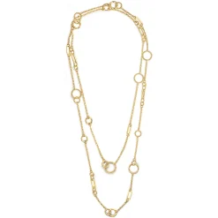 Outlet Gabriel & Co. Bujukan Link - 14K Yellow Gold Bujukan Transformable Layered Necklace