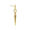Online Gabriel & Co. Bujukan Punk - 14K Yellow Gold Bujukan Link and Diamond Bullet Stud Drop Earrings