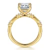 Outlet Gabriel & Co. Cabana - 14K Yellow Gold Radiant Cut Diamond Engagement Ring