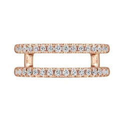 Gabriel & Co. Cait - 14K Rose Gold Diamond Ring Enhancer - 0.4 ct