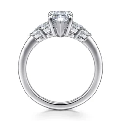 Hot Gabriel & Co. Cami - 14K White Gold Marquise Shape Diamond Engagement Ring