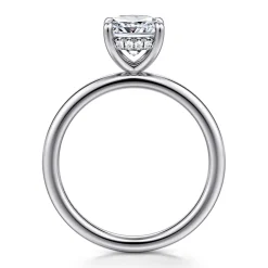 Sale Gabriel & Co. Cari - 18K White Gold Cushion Cut Diamond Engagement Ring