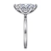 Discount Gabriel & Co. Cari - 14K White Gold Marquise Shape Diamond Engagement Ring