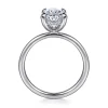 Sale Gabriel & Co. Cari - 14K White Gold Oval Diamond Engagement Ring
