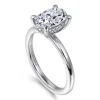 Gabriel & Co. Cari - 14K White Gold Oval Diamond Engagement Ring