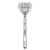 Sale Gabriel & Co. Cari - 14K White Gold Round Diamond Engagement Ring