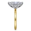 Online Gabriel & Co. Cari - 14K White-Yellow Gold 6 Prong Marquise Shape Diamond Engagement Ring
