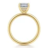 Discount Gabriel & Co. Cari - 14K Yellow Gold Emerald Cut Diamond Engagement Ring