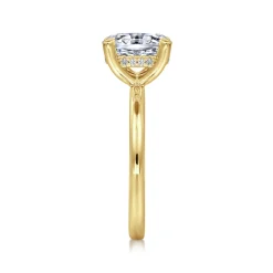 Online Gabriel & Co. Cari - 14K Yellow Gold Oval Diamond Engagement Ring