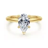 Online Gabriel & Co. Cari - 14K Yellow Gold Pear Shape Diamond Engagement Ring