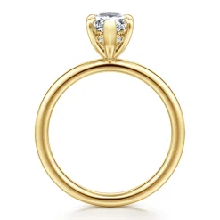 Online Gabriel & Co. Cari - 14K Yellow Gold Pear Shape Diamond Engagement Ring