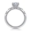 New Gabriel & Co. Carinna - 14K White Gold Marquise Shape Diamond Engagement Ring