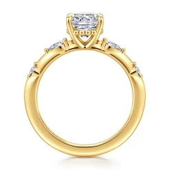 Online Gabriel & Co. Carinna - 18K Yellow Gold Cushion Cut Diamond Engagement Ring