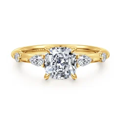 Online Gabriel & Co. Carinna - 18K Yellow Gold Cushion Cut Diamond Engagement Ring