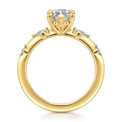 Sale Gabriel & Co. Carinna - 18K Yellow Gold Marquise Shape Diamond Engagement Ring
