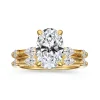 Best Gabriel & Co. Carinna - 14K Yellow Gold Oval Diamond Engagement Ring