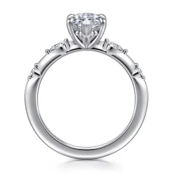 Outlet Gabriel & Co. Carinna - Platinum Marquise Shape Diamond Engagement Ring