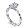 Hot Gabriel & Co. Carinna - Platinum Oval Diamond Engagement Ring