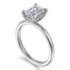 Discount Gabriel & Co. Cari - Platinum Emerald Cut Diamond Engagement Ring