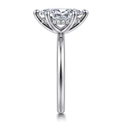 Clearance Gabriel & Co. Cari - Platinum Marquise Shape Diamond Engagement Ring