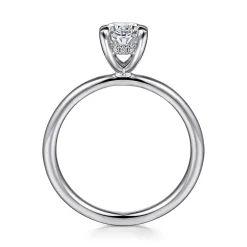 Sale Gabriel & Co. Cari - Platinum Oval Diamond Engagement Ring