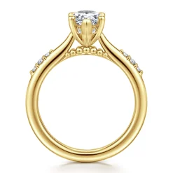 Online Gabriel & Co. Carroline - 14K Yellow Gold Pear Shape Diamond Engagement Ring