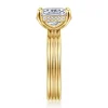 Sale Gabriel & Co. Cassandra - 14K Yellow Gold Elongate Cushion Diamond Engagement Ring
