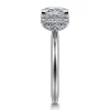 Gabriel & Co. Catallina - 14K White Gold Princess Bezel Prong Diamond Engagement Ring