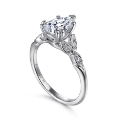 Online Gabriel & Co. Celia - 14K White Gold Pear Shape Diamond Engagement Ring