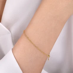Clearance Gabriel & Co. Chain Bracelet 14K Yellow Gold