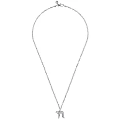 Online Gabriel & Co. Chai Pendant Necklace 925 Sterling Silver