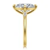 Online Gabriel & Co. Charli - 14K Yellow Gold Bezel Prong Oval Three Stone Diamond Engagement Ring