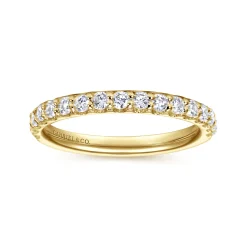 Gabriel & Co. Ciada - 14K Yellow Gold Diamond Wedding Band - 0.5 ct