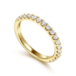 Gabriel & Co. Ciada - 14K Yellow Gold Diamond Wedding Band - 0.5 ct