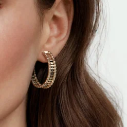 Discount Gabriel & Co. Classic Hoop Earrings 14K Yellow Gold 30mm Bujukan