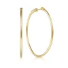 Discount Gabriel & Co. Classic Hoop Earrings 14K Yellow Gold 40mm